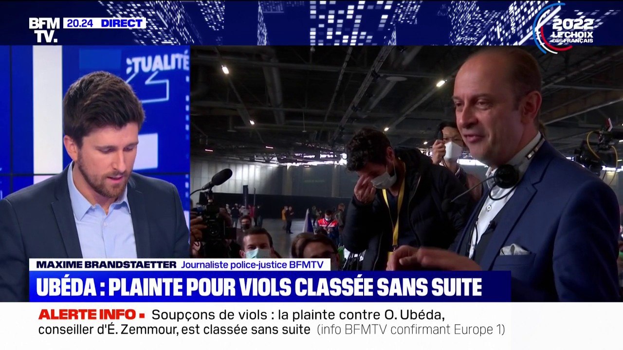 La plainte contre Olivier Ubeda, conseiller d’Éric Zemmour, classée sans suite