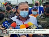 Más de 19 mil efectivos de seguridad estarán desplegados durante los carnavales en Bolívar