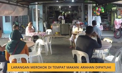 Larangan merokok di tempat makan: Arahan dipatuhi