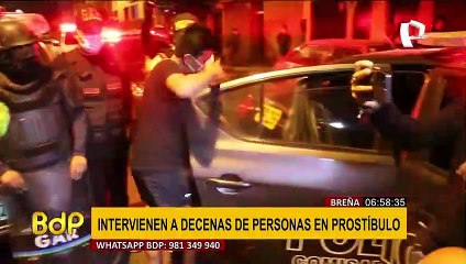 Intervienen a decenas de parroquianos en un prostíbulo de Breña