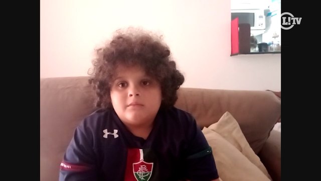 Torcedor mirim do Fluminense viraliza com análise de gente grande