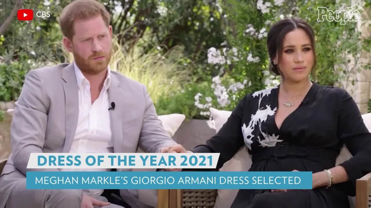 Meghan Markle's Armani Dress Worn for Oprah Interview Named Fashion Museum's Dress of the Year