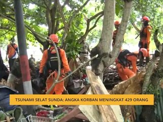Tsunami Selat Sunda: Angka korban meningkat 429 orang