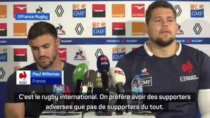 XV de France - Willemse : "Murrayfield, c'est impressionnant"