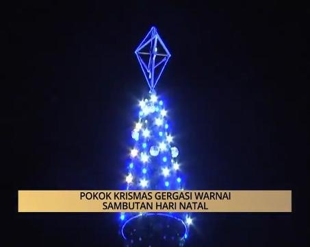 AWANI - Perak: Pokok krismas gergasi warnai sambutan Hari Natal