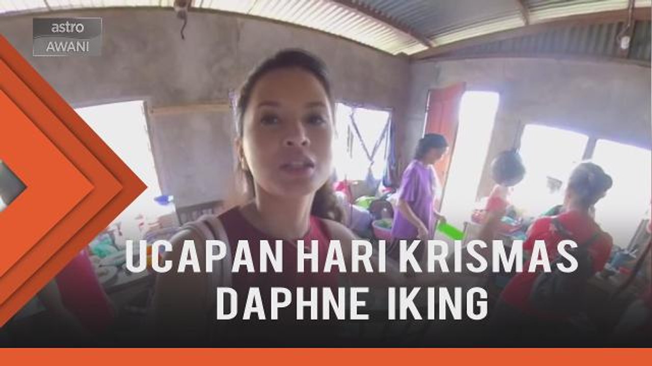 Ucapan Hari Krismas Daphne Iking