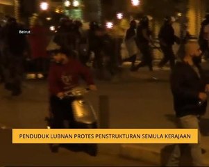 Penduduk Lubnan protes penstrukturan semula kerajaan