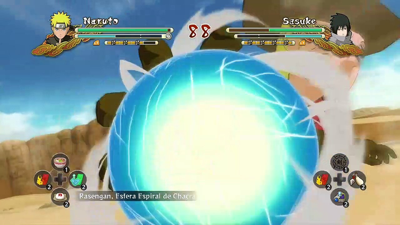 Naruto Storm 3 Naruto Cowboy vs Sasuke
