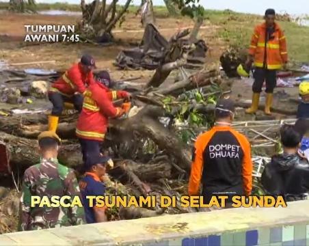 Tumpuan AWANI 7:45: Pasca Tsunami di Selat Sunda & Kes kuil: Enam lelaki didakwa