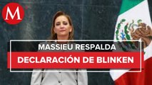 Relación México-EU no se verá afectada por dichos entre AMLO y Blinken, dice Ruiz Massieu