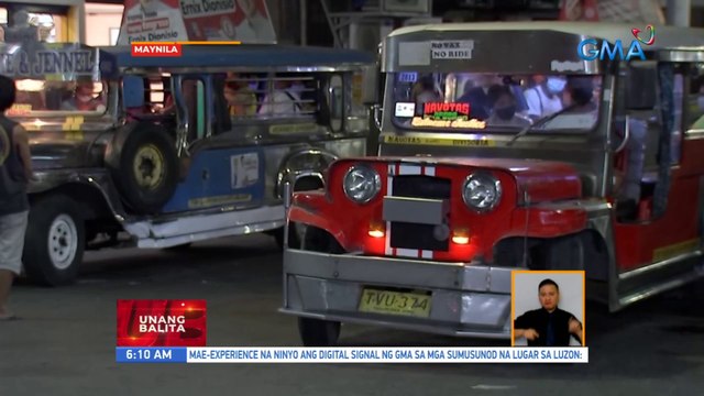 Mga jeepney driver, pabor sa rekomendasyong ibaba sa Alert Level 1 ang NCR | UB