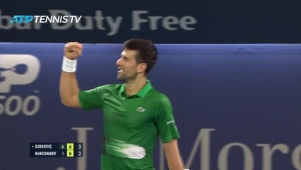 Télécharger la video: Djokovic downs Khachanov to reach Dubai quarters