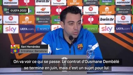 Transferts - Xavi sur Dembélé : "On verra ce qui se passe en juin"