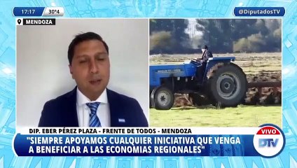 Ley agroindustrial: Eber Pérez Plaza, del Frente de Todos