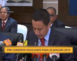 PRK Cameron Highlands pada 26 Januari 2019