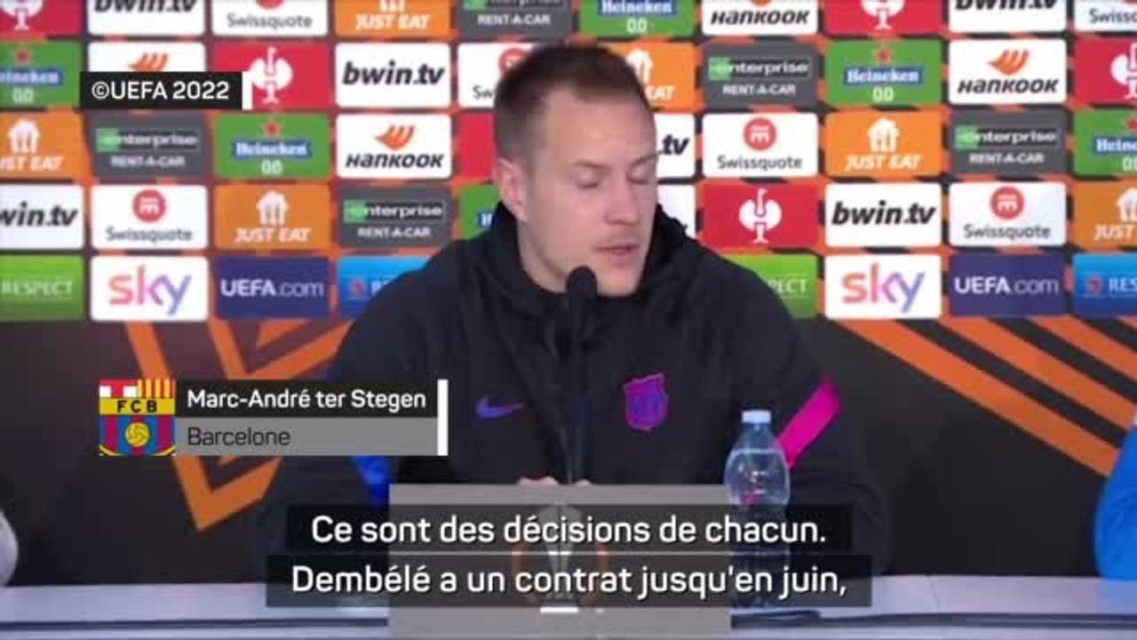 Transferts - Ter Stegen sur Dembélé : "On veut tous qu'il reste"