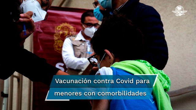 Ssa abre preregistro para vacunación contra Covid a menores de 12 a 14 años con comorbilidades