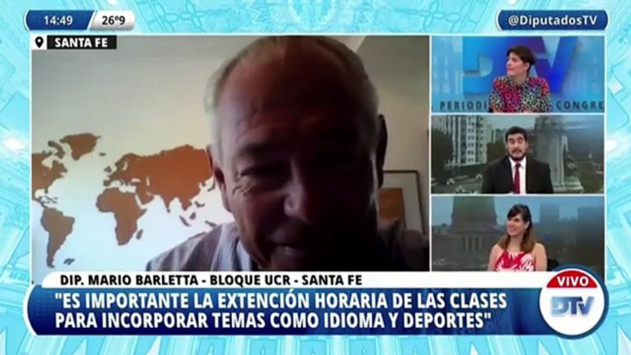 Mario Barletta, del Bloque de la UCR: "En el tema de Enfermería, sí es una deuda en relación a su formación y a su reconocimiento como profesionales”