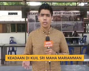 Keadaan di Kuil Sri Maha Mariamman