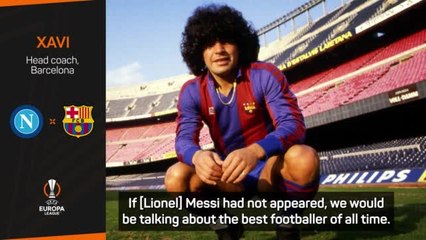 Tải video: Xavi motivated by Napoli-Barca's Maradona factor