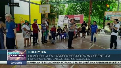 Continúa escalada de violencia y crisis humanitaria en Colombia