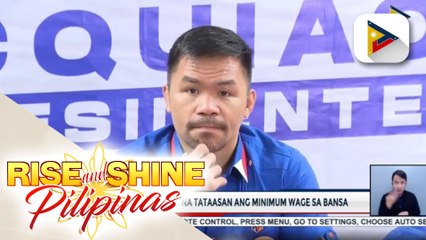 Sen. Manny Pacquiao, namili sa Balintawak at Farmers Market