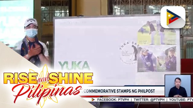 Yuka Saso, tampok sa commemorative stamps ng PHLpost