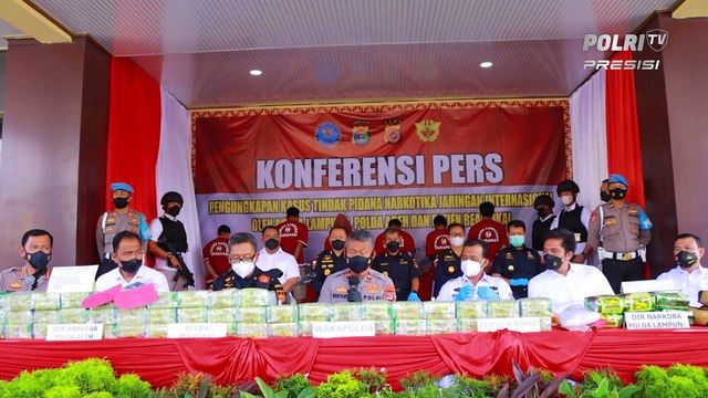 Polda Lampung ungkap kasus narkotika 53 kilogram