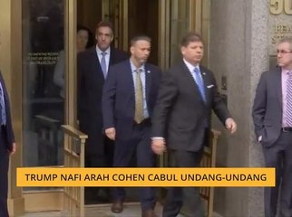 Donald Trump nafi arah Michael Cohen cabul undang-undang