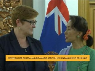 Menteri Luar Australia jumpa Aung San Suu Kyi bincang krisis Rohingya