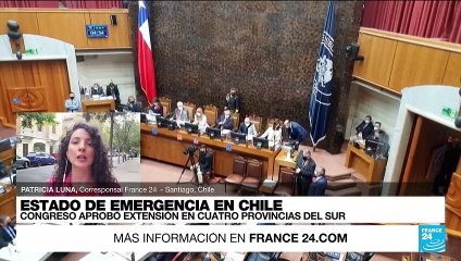 Informe desde Santiago: se extiende por novena vez el estado de emergencia en Chile