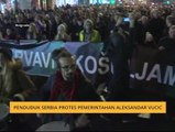 Penduduk Serbia protes pemerintahan Presiden Aleksandar Vucic