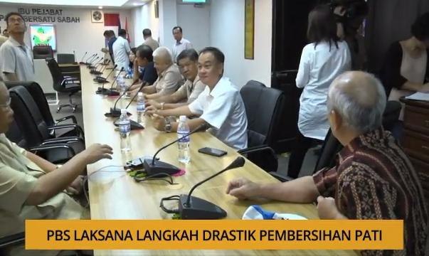 Kalendar Sabah: PBS laksana langkah drastik pembersihan PATI