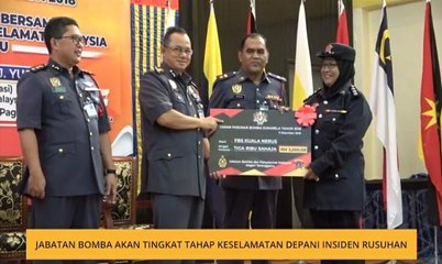 Jabatan bomba akan tingkat tahap keselamatan depani insiden rusuhan