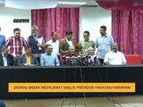 Sidang Media Mesyuarat Presiden Pakatan Harapan