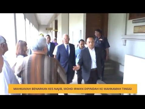 Mahkamah benarkan kes Najib, Mohd Irwan dipindah ke Mahkamah Tinggi