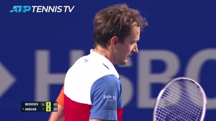 Acapulco - Medvedev ne fait qu'une bouchée d'Andujar