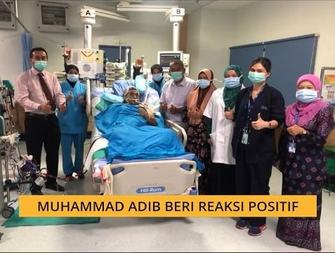 Muhammad Adib Mohd Kassim beri reaksi positif