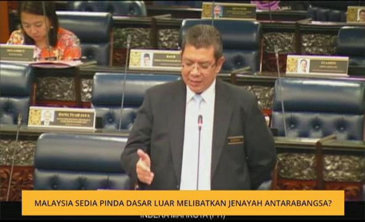 Malaysia sedia pinda Dasar Luar melibatkan jenayah antarabangsa?
