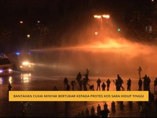 Bantahan cukai minyak bertukar kepada protes kos sara hidup tinggi