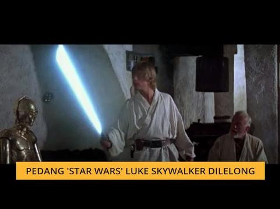 Pedang 'Star Wars' Luke Skywalker dilelong