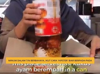 Minum dalam tin berbahaya, ikut cara 'Hipster' biar berpada-pada