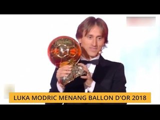 Luka Modric menang Ballon D'or 2018