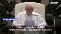 Pope warns of 'increasingly alarming scenarios' in Ukraine