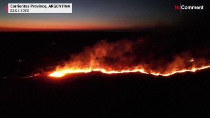 بدون تعليق: حرائق الغابات في الأرجنتين تواصل الانتشار