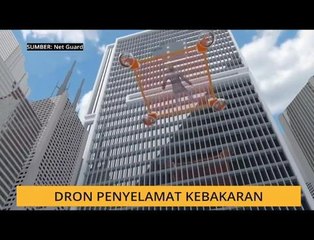 #Bualan 03 Dis: Dron penyelamat kebakaran
