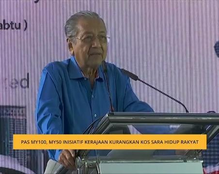 Pas MY100, MY50 inisiatif kerajaan kurangkan kos sara hidup rakyat