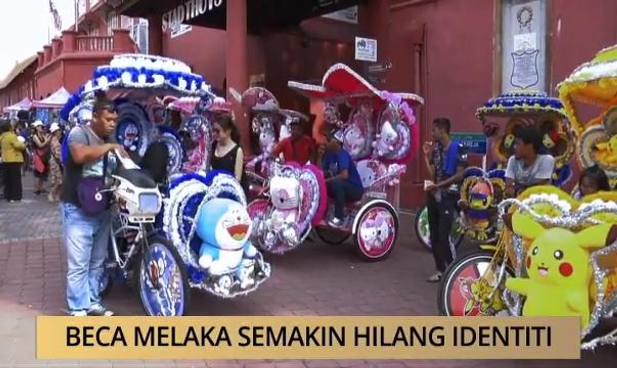 AWANI - Melaka: Beca Melaka semakin hilang identiti