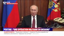 Ukraine: le président russe Vladimir Poutine menace ceux qui s'opposent au conflit de 