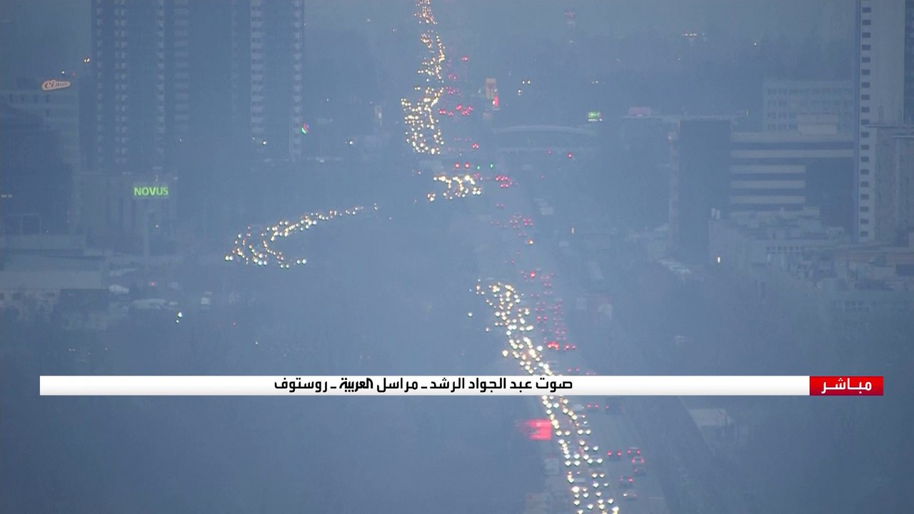 ازدحام مروري هائل في كييف مع انطلاق العملية العسكرية الروسية